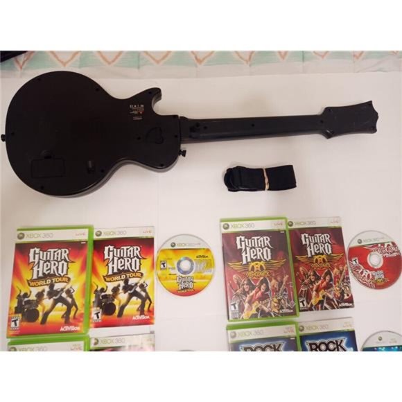 Xbox 360 Guitar Hero Gibson Les Paul Guitar Wireless Controller Bundle 4… - Picture 10 of 10